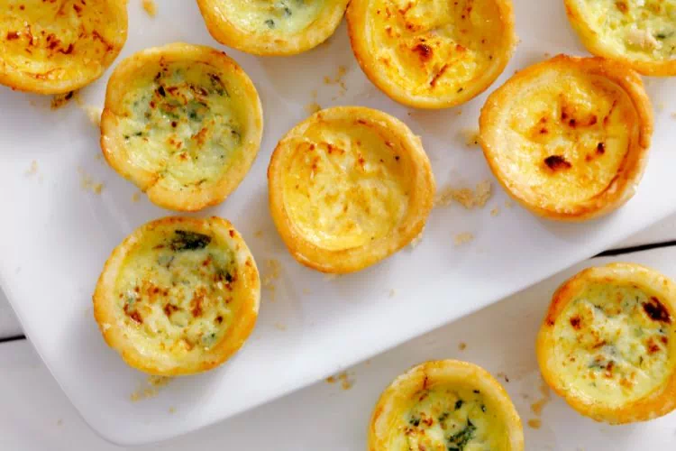 Mini quiches lorraines