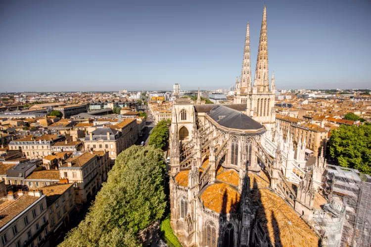 Vue sur la ville de Bordeaux