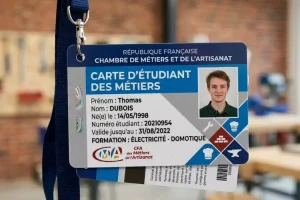 Carte d’étudiant des métiers